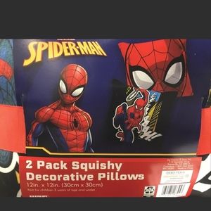 Marvel Spider Man 2 Pack  Decorative Pillows